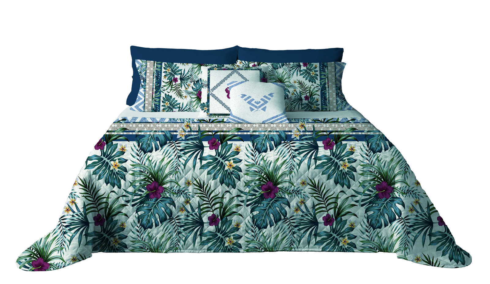 QUILT 2P TROPICAL 260X270 Tellini S.r.l. Ingrosso Abbigliamento